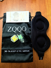 ZQQO 3D Black Sleep Eye Mask