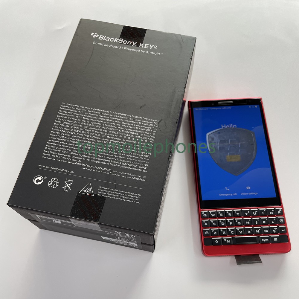 BlackBerry KEY2 Single or Dual SIM 64GB Unlocked 3500mAh New