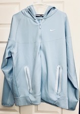 Nike x NOCTA Sky Blue Full-Zip Tech Hoodie Jacket XL