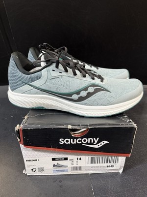 Saucony Freedom 5 Running Shoe Sneakers Men's Size 14 (S20726-30) Slate/Black