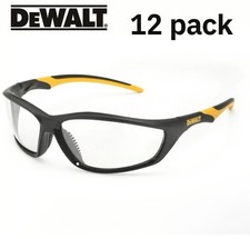 BOX OF 12 DeWalt DPG96 Safety Glasses Router Clear Polycarbonate Lens Wraparound