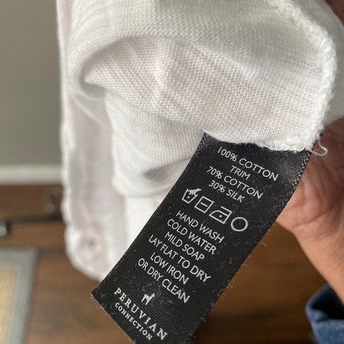 Peruvian Connection cotton t-shirt maxi dress (Large) - Picture 6 of 6