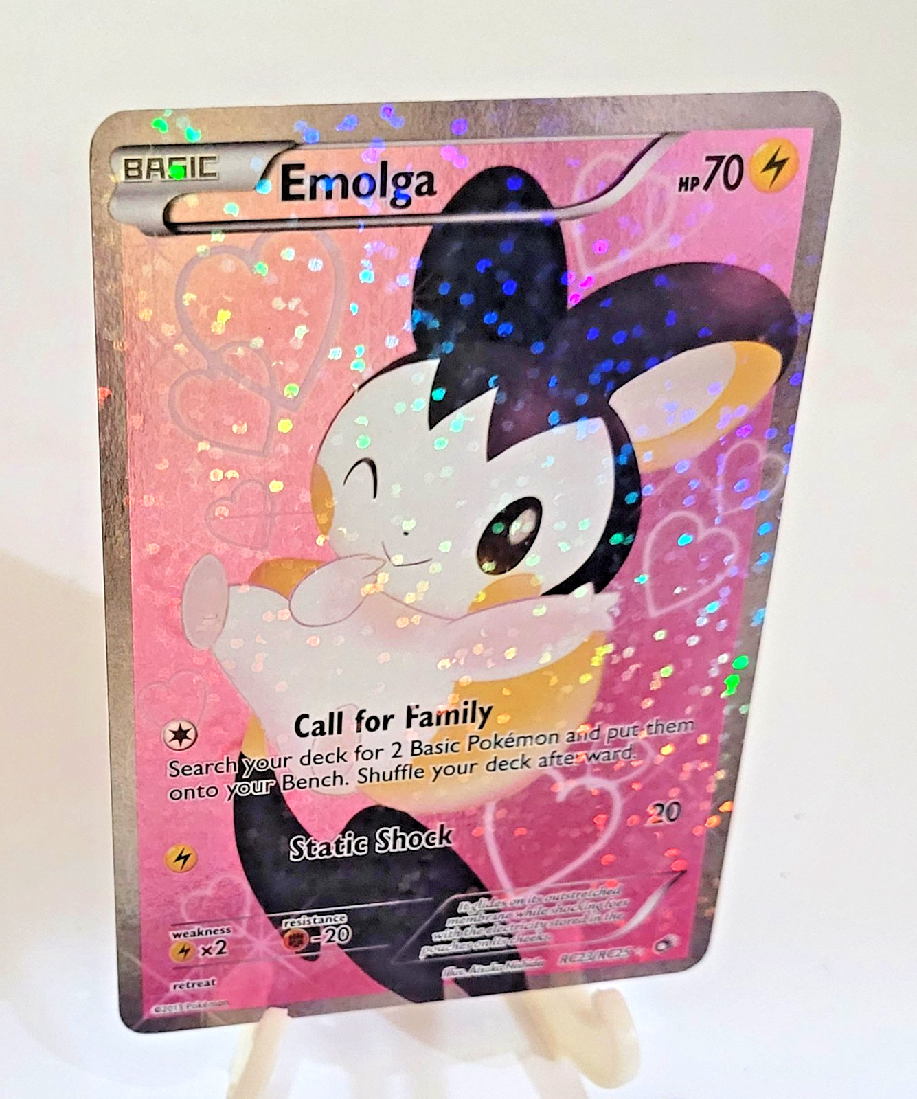 Pokémon Emolga 2013 Legendary Treasures RC23/RC25 Radiant Collection