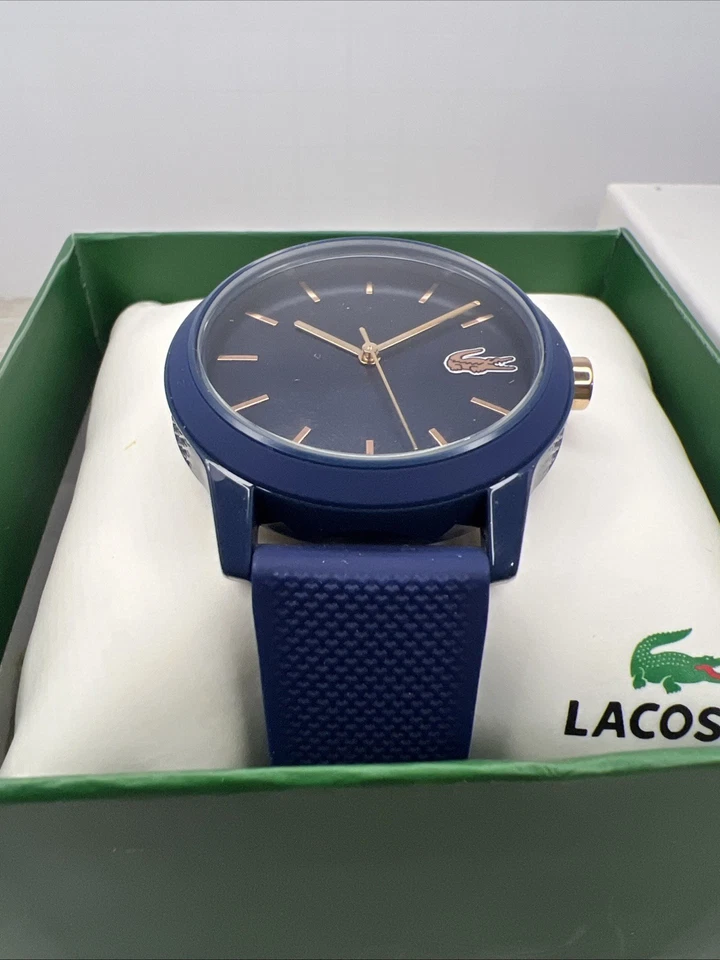 Reloj para mujer Lacoste 2001271 12,12 cuarzo esfera azul correa de goma 36 mm Foto 3 de 4