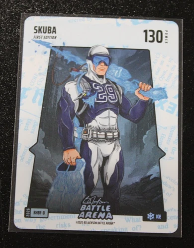 2025 Bo Jackson Battle Arena Griffey Set Blue Headlines Battlefoil Skuba SP