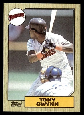 1987 Topps #530 Tony Gwynn Card San Diego Padres