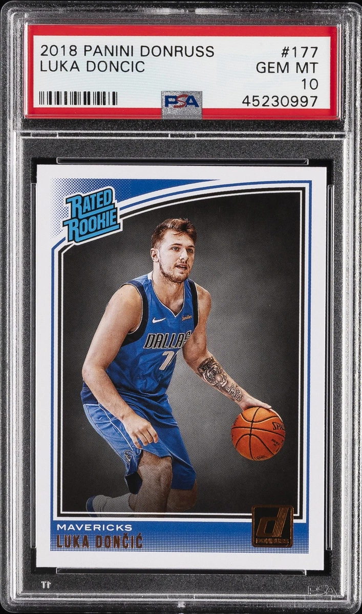 Luka Dončić 10 Graded Basketball Sports Trading Cards