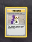 Pokemon Cards: Base Set Shadowless Rare: Impostor Professor Oak 73/102