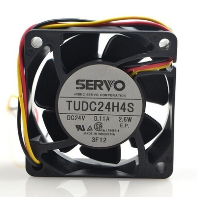 1 Pc. New TUDC24H4S DC24V 2.6W 6CM 6025 3 wire cooling fan *gb