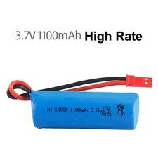 1Pcs 3.7V 1100mAh 15C JST Plug High Rate Lipolymer Rechargeable Battery For RC
