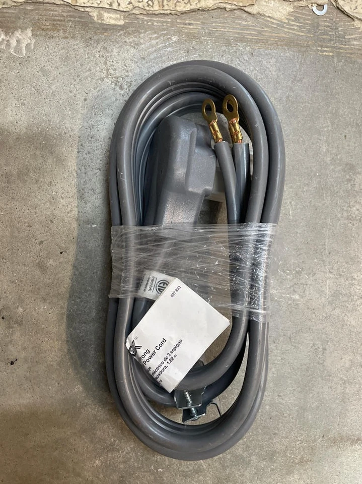 Cable de secado universal HDX macho a hembra gris 3 hilos 400 W 10/3 x 6 pies 627 833 Foto 3 de 4