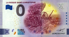 Zero Euro Note - 0 Euro - France - La Roque Saint-Christophe 2025-2