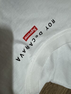 SUPREME MALCOLM X TEE WHITE SIZE Medium SS22 | eBay