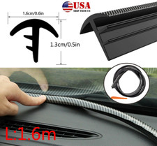 1.6m Usa Rubber Carbon Fiber Car Dashboard Gap Filling Sealing Strip Accessories 1.6m Usa Rubber Carbon Fiber Car Dashboard Gap Filling Sealing Strip Accessories