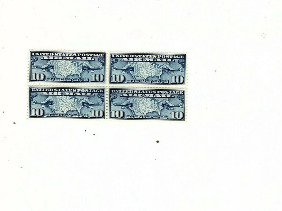 US stamp bob 1923 C7 United States AIRMAIL Stamps Block of 4 and pair (mb16 - Image 2 of 2