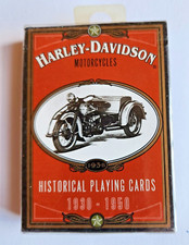 1997 Harley Davidson Historical Playing Cards Deck in Original Packaging