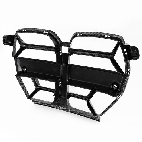 Parrilla estilo nariz fibra carbono 2 piezas PARA BMW M3 G80 M4 G82 G83 CSL 2021-2023 - Imagen 11 de 14