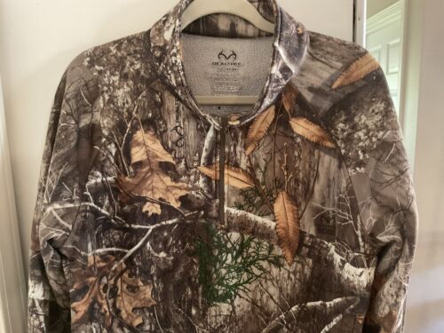 Mens RealTree Camouflage Long Sleeve Shirt Hunting Fishing Real Tree Size Large - Picture 6 of 20