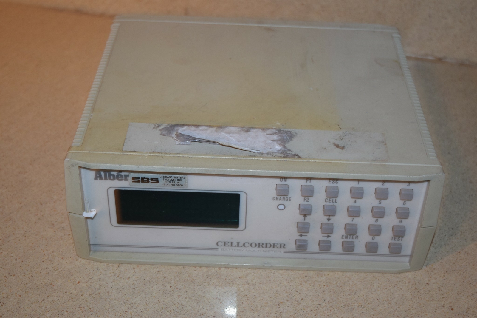 ALBER SBS CELLCORDER BATTERY MULTIMETER eBay