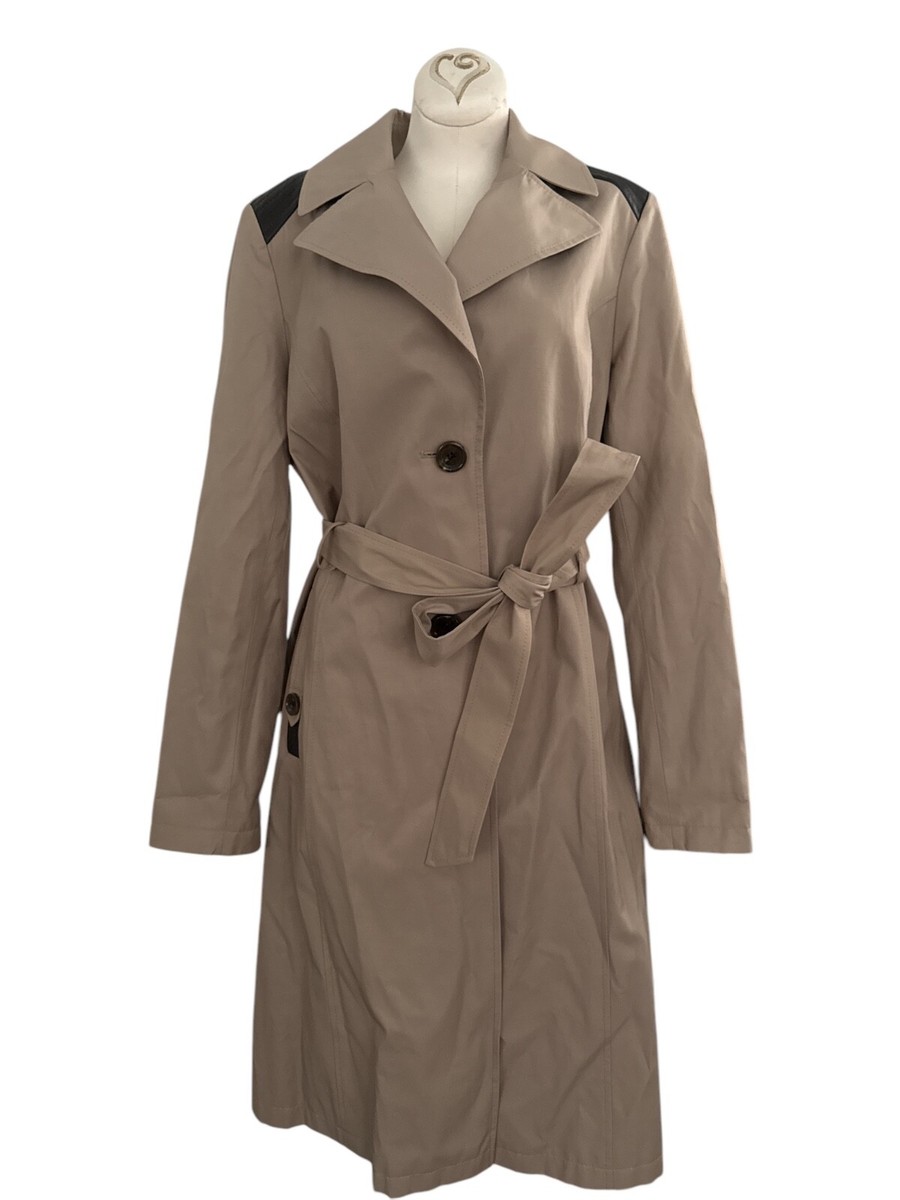 Via Spiga NWT Trench Coat Womens Size L