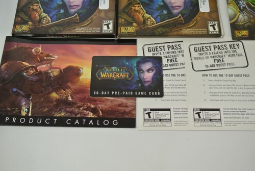 World of Warcraft Lot of 5 Computer Games & Cards Burning Mists Wrath Win Mac EX - Picture 3 of 12