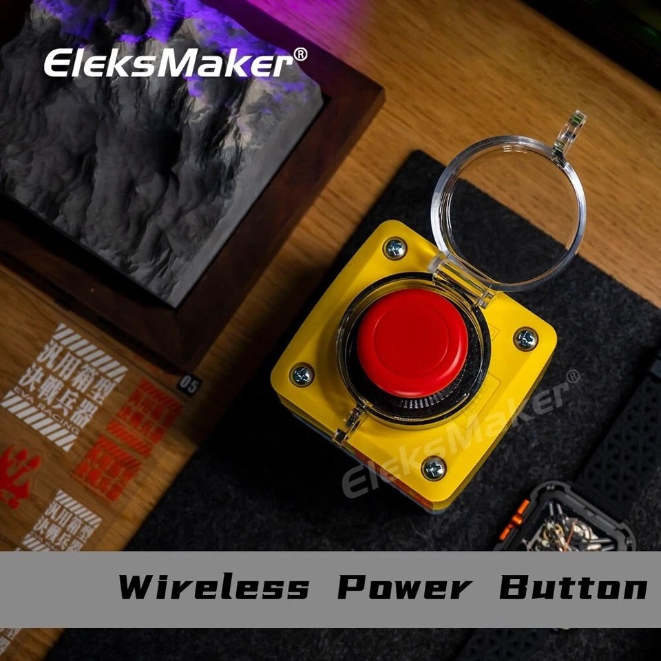 Wireless PC Power Button External Computer Power Switch Desktop PC Remote Start - Image 3 of 4