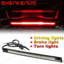 Flexible Motorcycle LED Strip 48LED Brake Stop Turn Signals Running Tail Light