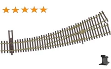 Walthers HO Scale ~ New ~ Code 83 ~ DC/DCC ~ Left Curved Turnout 24/36 ~ 83067