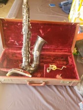 1914 Buescher Vintage Saxophone Gretsch American Model low pitch W/ Case