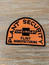 Chevrolet Flint Manufacturing Plant Security Patch 1970’s