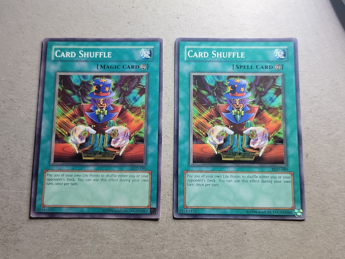 2x Card Shuffle - PGD-080 - Unlimited - YuGiOh-LP | eBay