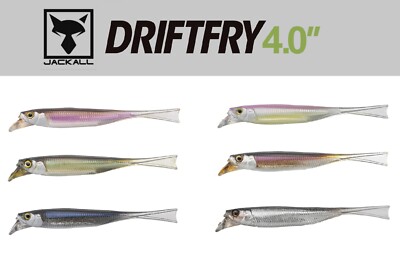 JACKALL DRIFTFRY 4'' Soft Bait super realistischer Kunstköder Barsch Barsch Zander Angeln
