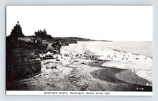Postcard California Santa Cruz Seabright Beach 1910s Unposted Divided Back