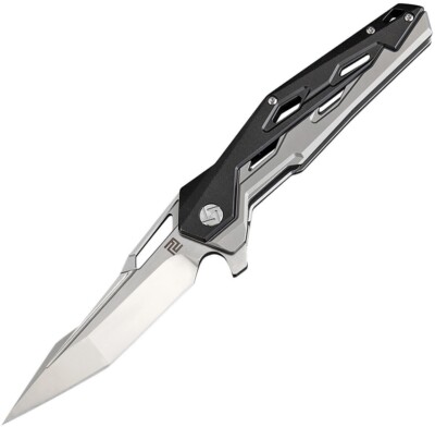 Artisan Bomardier Folding Knife 3.75'' Bohler M390 Steel Blade Tianium Handle