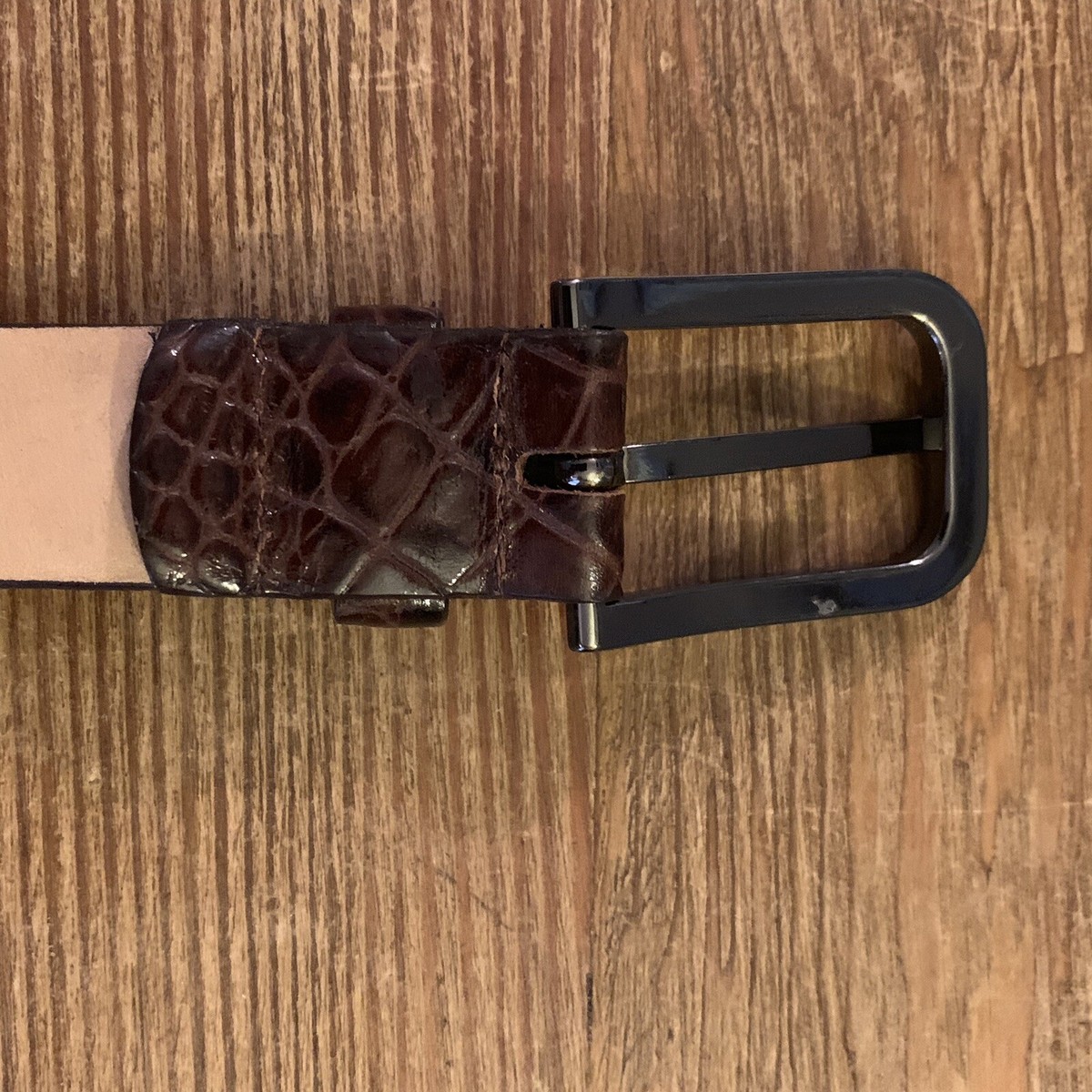 Calvin Klein Italian  alligator calfskin belt Calvin Klein Crocodile/Alligator Belts for Women for sale | eBay main image 2