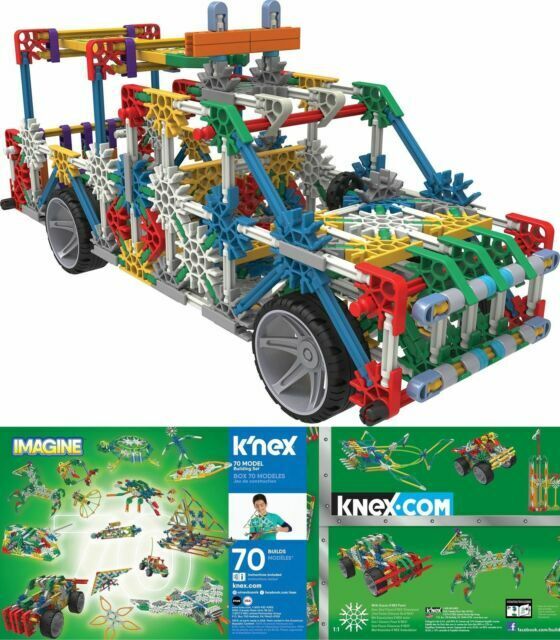 K'NEX Imagine - Classic Constructions 70 Model Building Set - Creative  Building Toy 