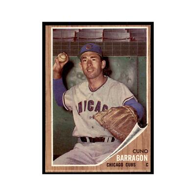 Cuno Barragan 1962 Topps #66 Baseball Cards Baseball Card EX