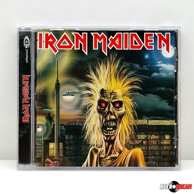 IRON MAIDEN  - IRON MAIDEN - ENHANCED CD ALBUM (1998) CD EX++ - Photo 1/4