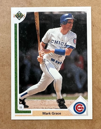 1991 Upper Deck Mark Grace #134 Chicago Cubs (4x Gold Glove/3x All-Star) - Bild 15 von 16
