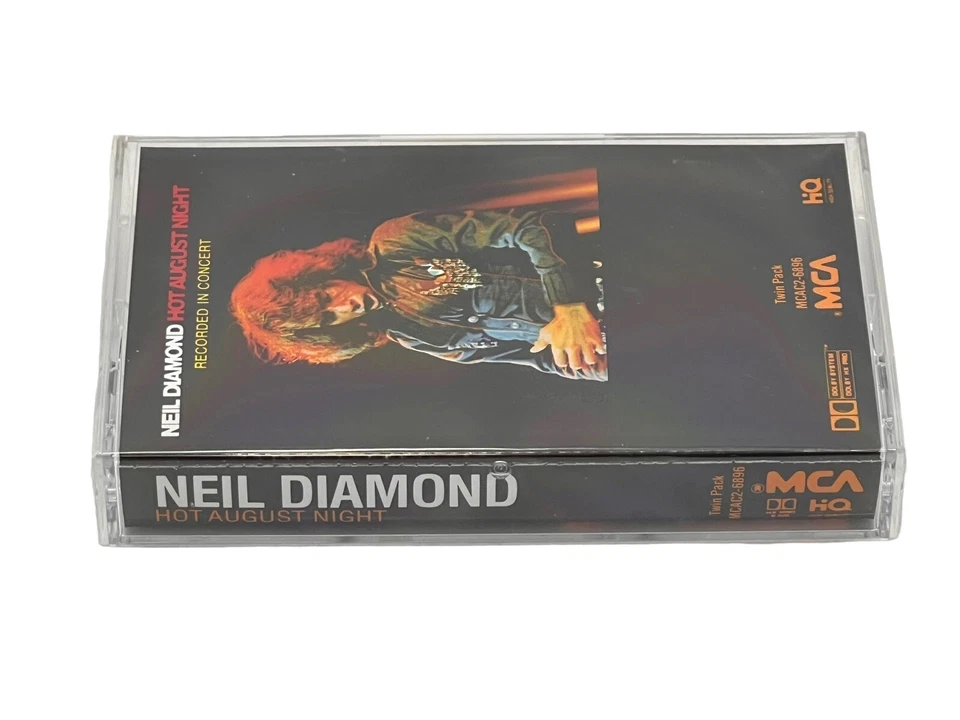 Hot August Night by Neil Diamond Cassette Jun-1983 MCA Records Sealed - Image 3 of 4
