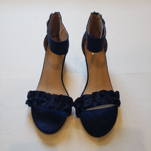 Journee Summer Collection Damen Aveya blau Knöchelriemen Sandale Größe 9  - Bild 1 von 13