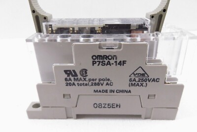 Omron G7SA-4A2B Relay w/ Omron P7SA-14F Base | eBay Omron G7SA-4A2B Relay w/ Omron P7SA-14F Base | eBay