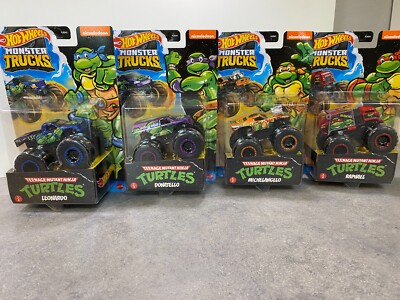 Hot Wheels Monster Truck 1:64 Teenage Mutant Ninja Turtles 4er Set aus 2023