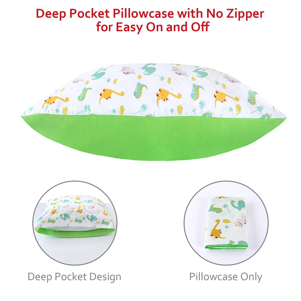 Toddler Sheet Sets 3-Piece Crib Sheet Set for Toddler Bed Breathable Silky Soft - Image 4 of 4