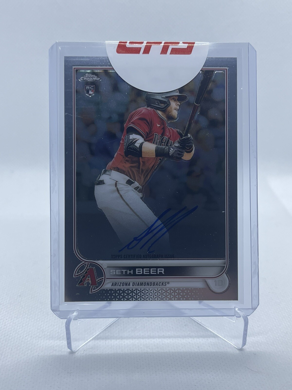 Seth Beer 2022 Topps Chrome Baseball Rookie Autograph #RA-SBE Auto Diamondbacks
