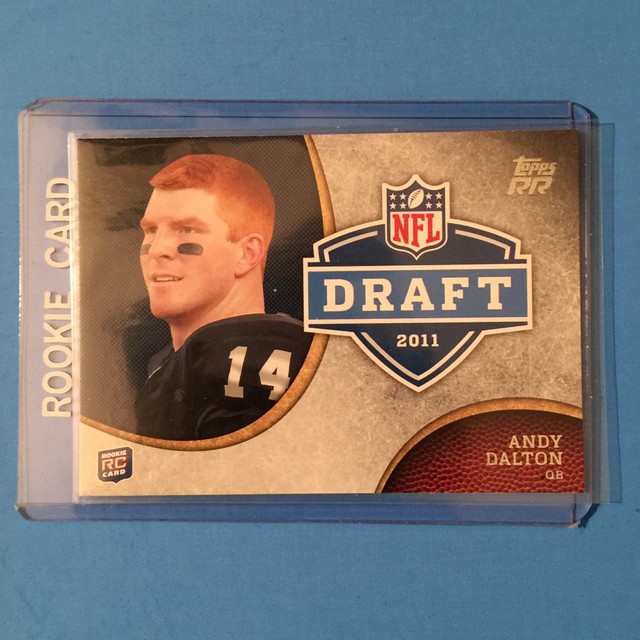 Andy Dalton RC Bengals 2011 Topps Rising Rookies NFL Draft &hellip;