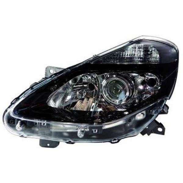 Scheinwerfer Links FüR Renault Clio 3 R Bj 09->> Schwarz Mit Kurvenlicht 1039041-image