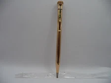 Wahl-Eversharp Gold Filled Pencil--l.lmm---working--Masonic Logo on top of crown