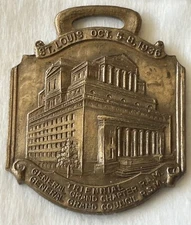 1936 St. Louis General Grand Chapter R.A.M. General Grand Council R.S.M. MEDAL