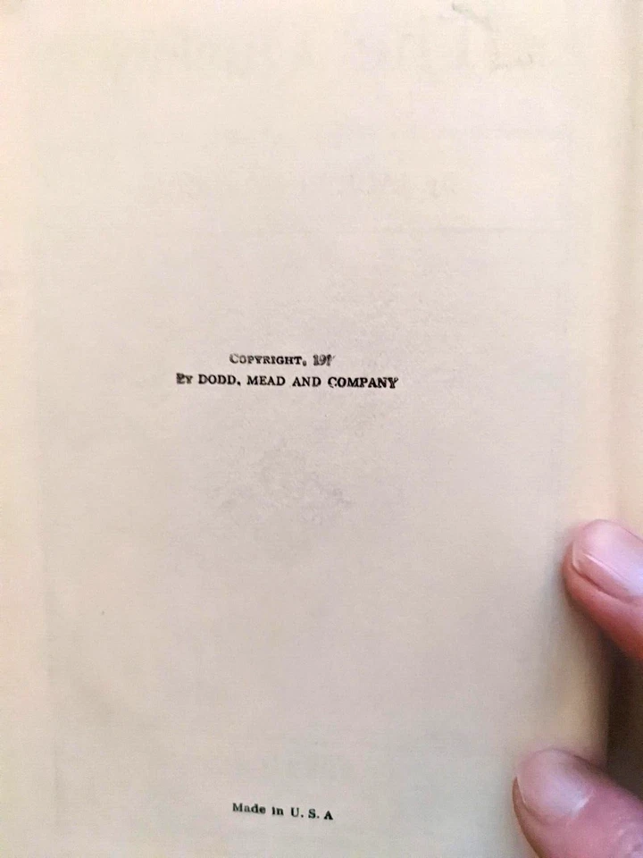 THE OUTLAW, 1st Ed 1914, Hardcopy, Jackson Gregory, GC+, RARE, UNCORRECTED PROOF - Image 3 of 4